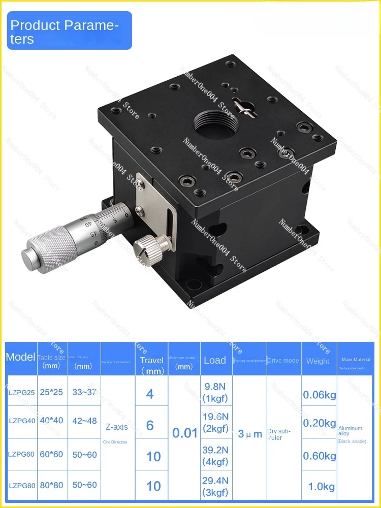 Suitable for manual quick lifting platform ZLPG25/40/60/80 H/L high-precision lifting slide ZLPCG