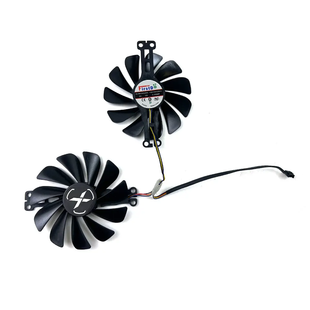 XFX Radeon RX 6600 XT 8GB Speedster SWFT 210 코어 비디오 팬용 95mm 4핀 FDC10U12S9-C 팬 대신 저소음 쿨링 팬 썸네일 5
