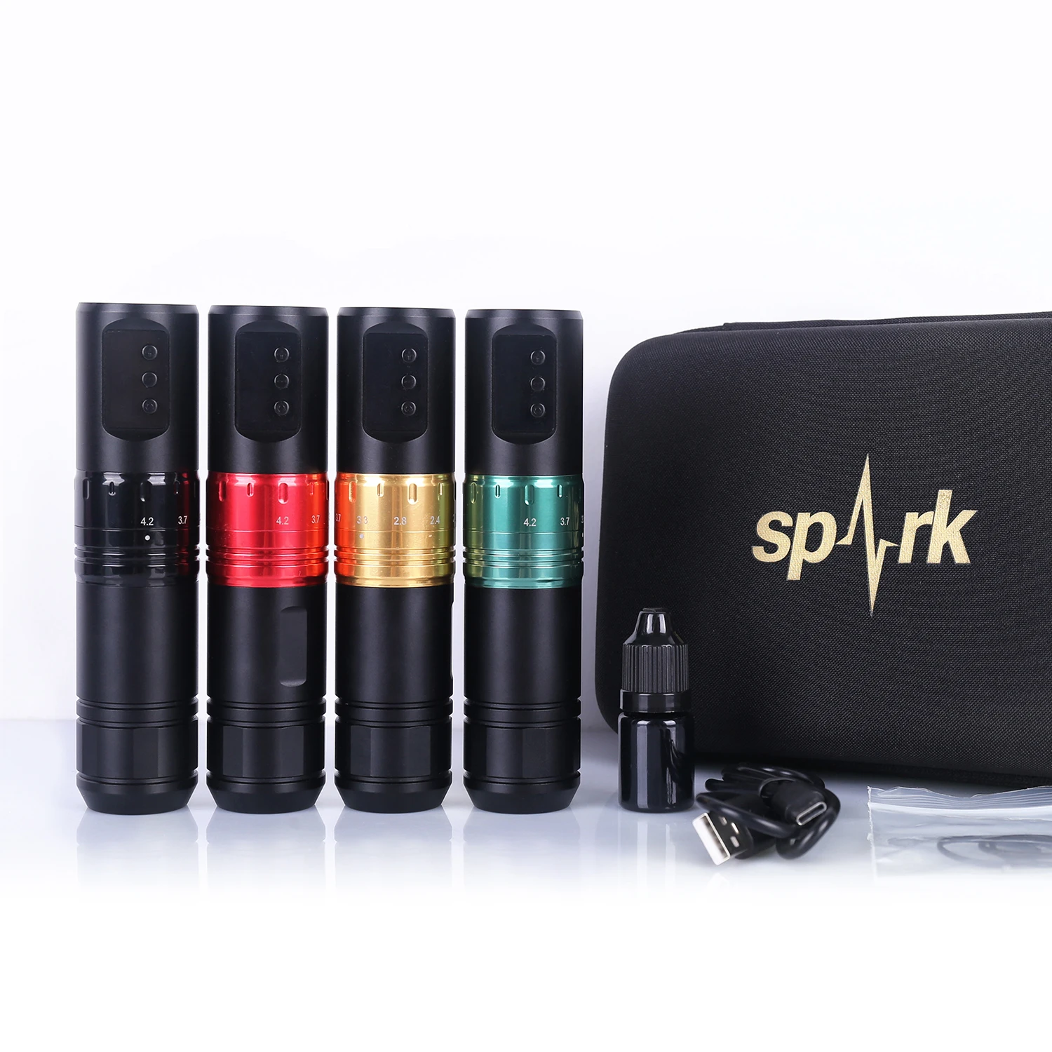 Newest Spark Wireless  High Quality Brushless Motor Tattoo Cartridges Machine for Tattoo Arts