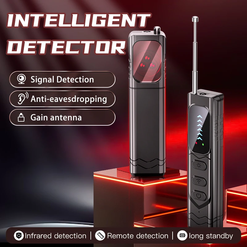 Smart Camera Detector, Anti-Eavesading, Anti-Stealing, Anti-Tracking, Very Suitable for Meeting Rooms, Families, Hotels, Cars