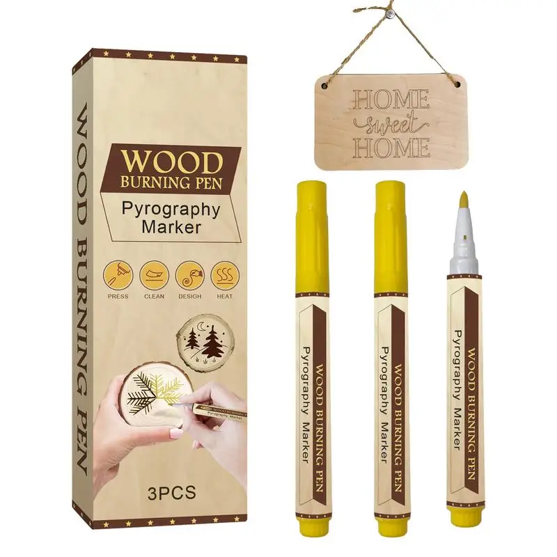 Scorch Pen For Wood Burning Wood Burner Marker Wood Burning Tools For Painting Lovers Drawing Lovers For Wood Paper Cardboard