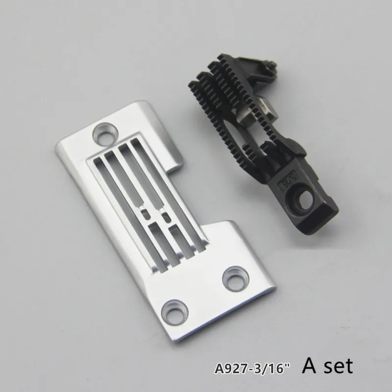 Brother 927 Needle Plate Feed Dog guage set high quality For Thick Materials industrial sewing machine spare parts