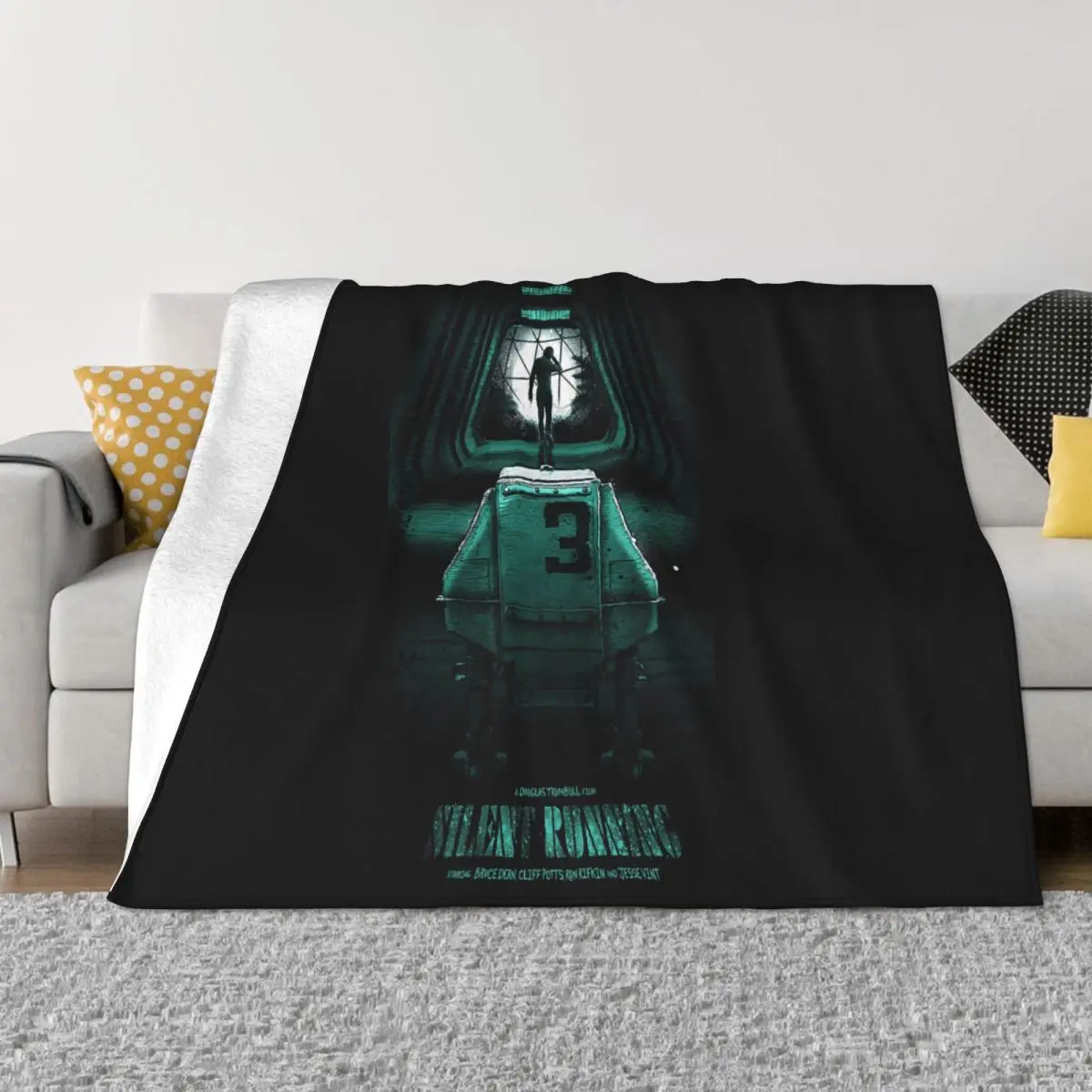 Silent Running V1 Movie Poster Douglas Trumbull All Sizes S 5Xl Mens Surprise Throw Blanket