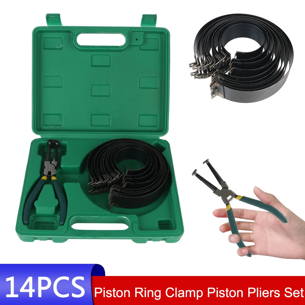 

Piston Ring Clamp Piston Pliers Set Assembly Pliers Hoop Compressor Car Piston Ring Assembly Tightening Tools Auto Accessories