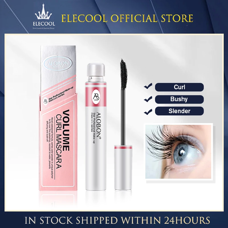 12ml Faser Wimpern schwarze Mascara wasserdicht keine verschmieren den Locken Wimpern verlängerung kolossale Mascara Volumen Kosmetik Augen Make-up tslm1