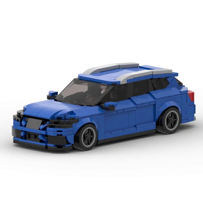 MOC Technical Car Speed Champions VW SEAT Leon 5F ST FR - 8stud wide Vehicles Sets Building Blocks Kid Toys Christmas Gift