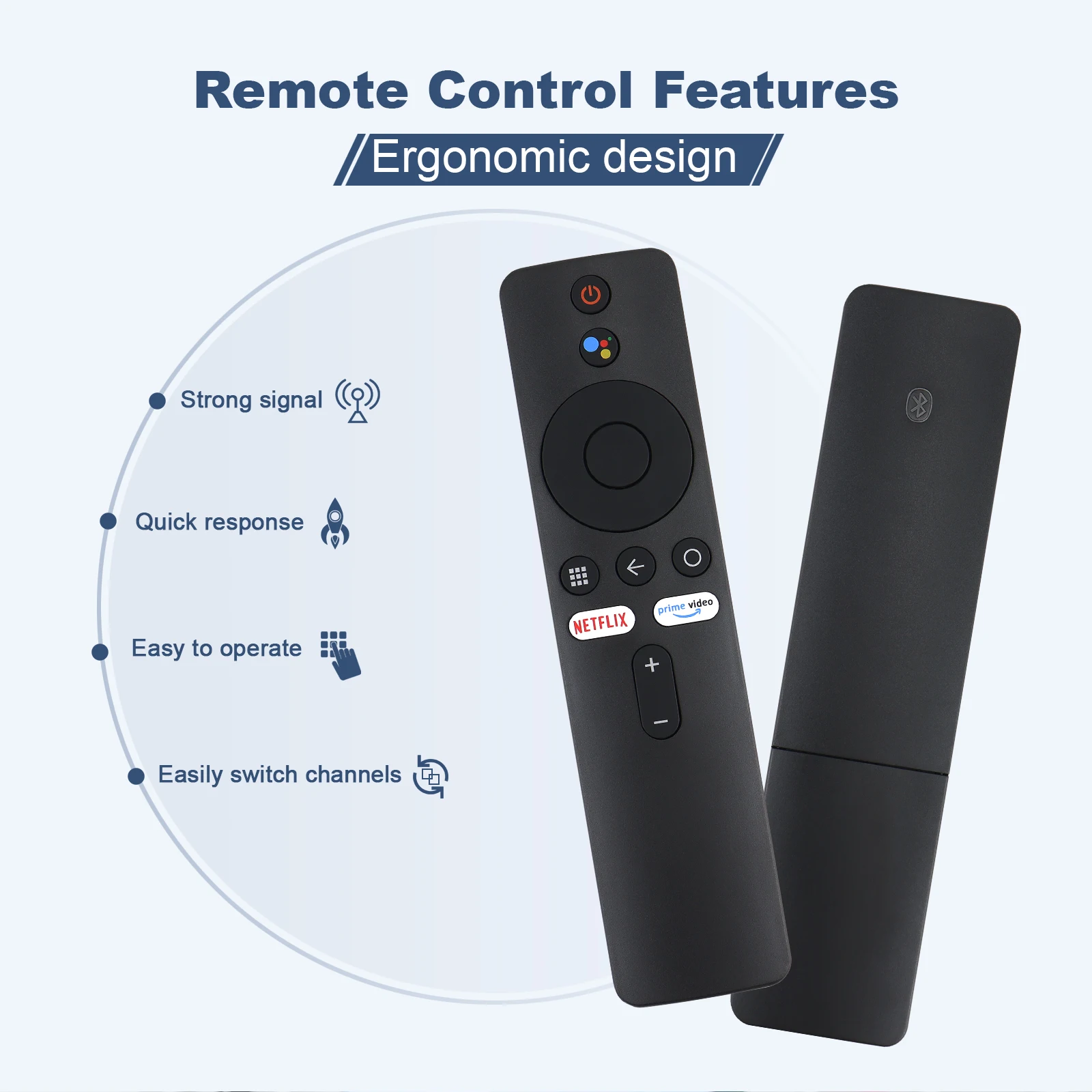 جهاز التحكم عن بعد الصوتي XMRM-006 متوافق مع وحدة التحكم البديلة Xiaomi MI TV Stick Box S/4S/4K MDZ-22-AB MDZ-24-AA