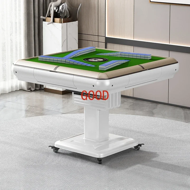 Double Drive New Mini Roller Coaster Mahjong Machine Automatic Household Dining Table Dual-Use Electric Folding