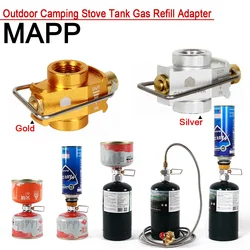 Outdoor camping stove tank Gas Refill Adapter MAPP/Isobutane/Butane mutual charge Gas Adapter Gas Spray Refill Filling Adapter