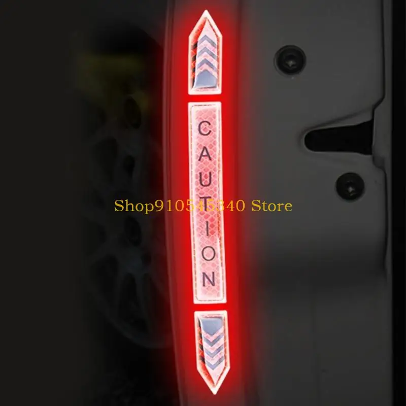 u2ja شرائط باب السيارة العاكسة مركبة عاكس الصنبور لتعزيز السلامة الليلية