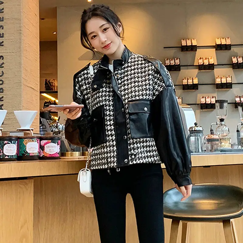 Short Baseball Jacket Woman Crop Trend Luxury Designer Fashion Female Clothing Winter Coat for Women 2024 Autumn Clothes Bomber