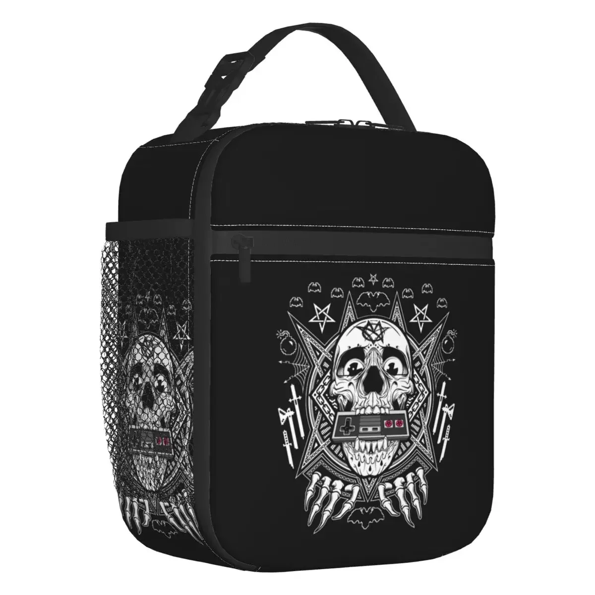 Custom Mindless Hip Hop Punk Rock Self Skeleton Portable Lunch Boxes Leakproof Electro Thermal Cooler Food Lunch Bag