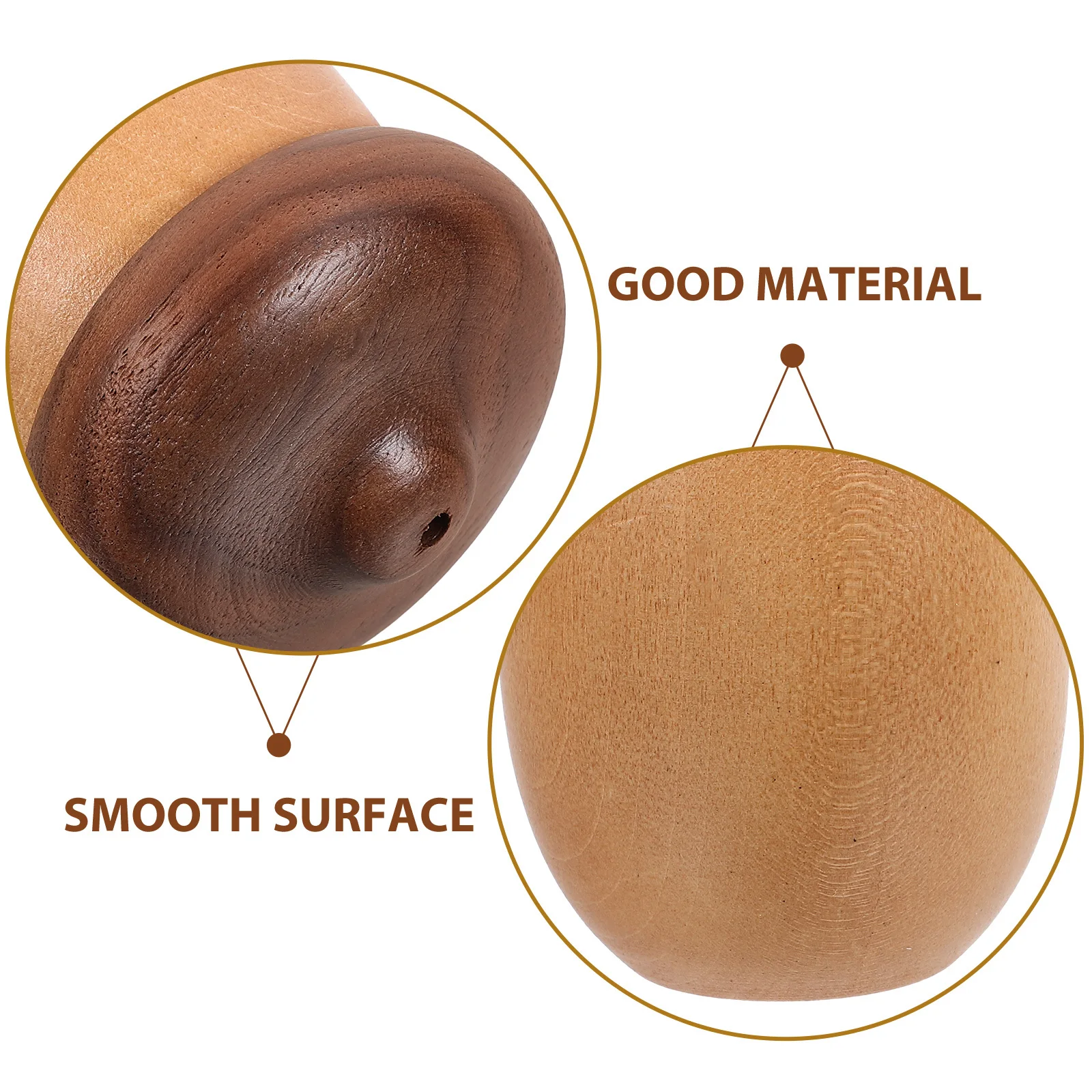 

Mushroom Shaped Wooden Toothpick Holder Acorn Design Portable Toothpick Dispenser Decorative Storage Box for Home Desktop Use