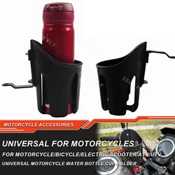 Universal Motorcycle Water Bottle Cup Holder Motorcycle Handlebar Drink Bottle Holder Nylon Adjustable Cup Holder Accessories