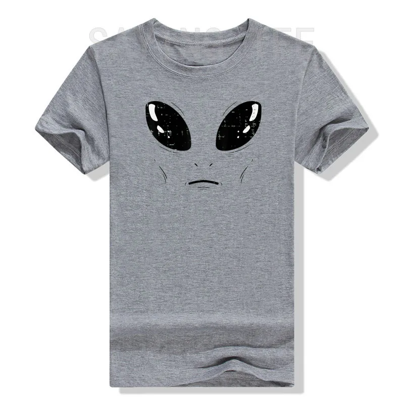 Alien-Gesicht Weltraum Lustiges Halloween-Kostüm Herren Damen Jungen T-Shirt Y2k UFO Alien Cosplay Halloween-Party-Kleidung Persönlichkeits-Outfit – Detail 8