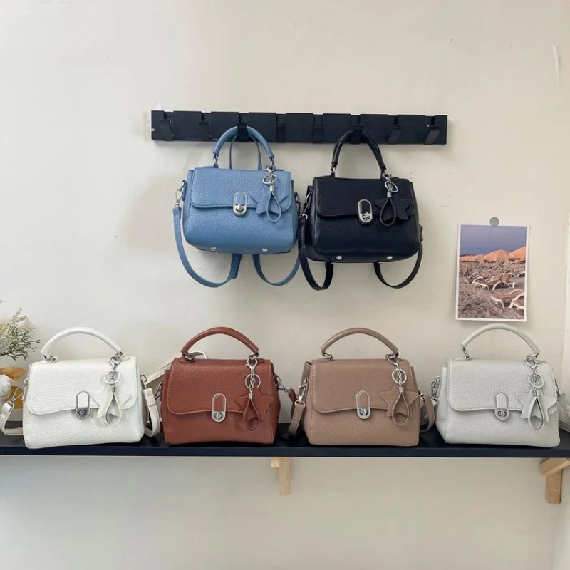 Bolsa tote feminina sofisticada feita de couro premium com estilo paris e design vintage casual moderno ​