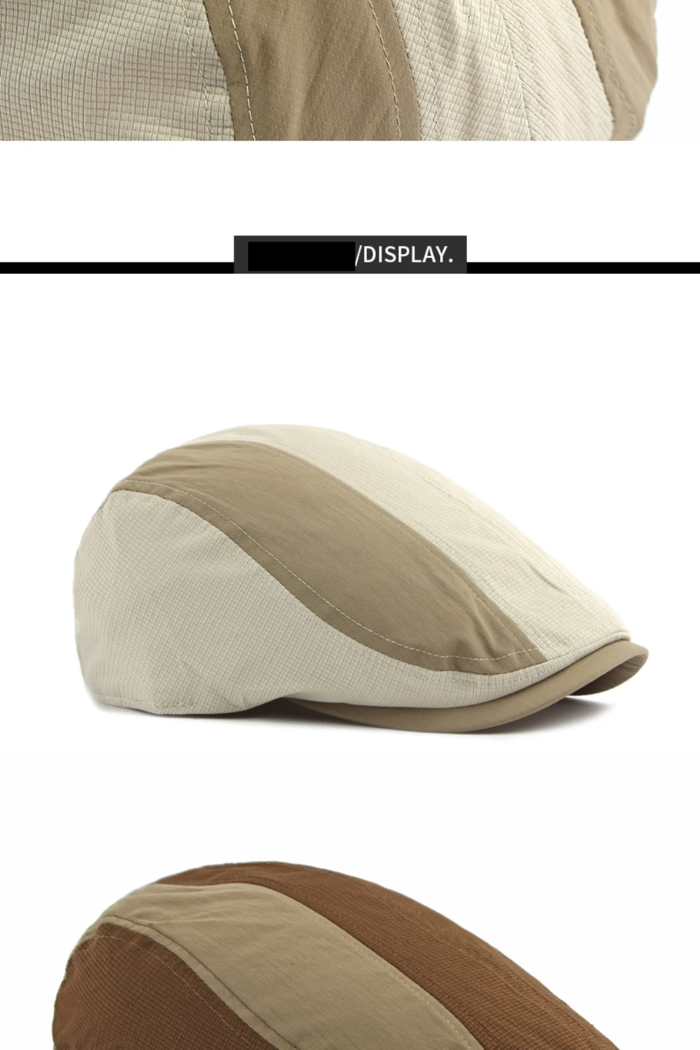 HT5108 Baskenmützen Frühling Sommer Sonnenhüte für Herren Damen Vintage Künstler Maler Baskenmütze Herren Damen Ivy Flat Cap Patchwork Baskenmütze – Detail 6