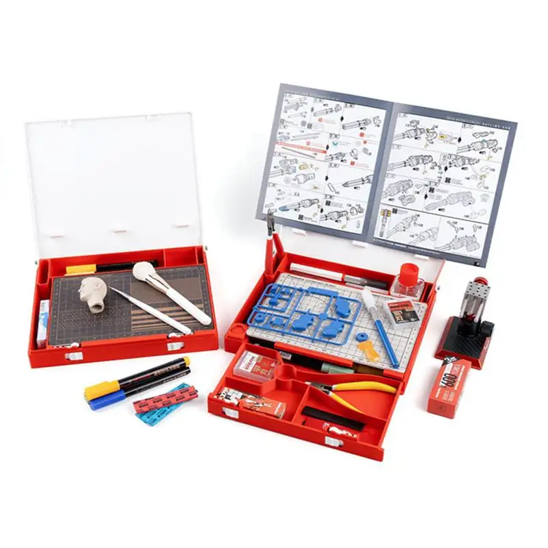 A5 Hobby Work Mat Portable Workstation Model Assembly Desk DIY Craft Model Building Detail Work Table