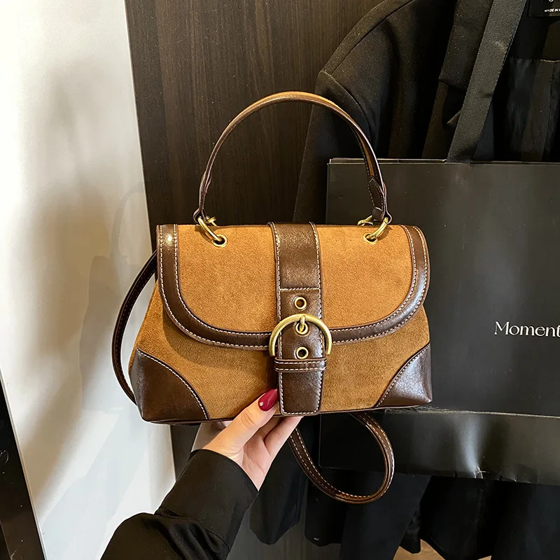 

2025 Fashion Top Handle Bag, Luxe Shoulder Purse for Women, Versatile Commuter Crossbody, Minimalist Day to Night Tote, Textured