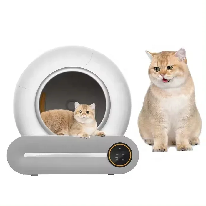 Anti-Splash	65L	APP Control	cat toilet automatic	cat toilet	luxury cat litter box