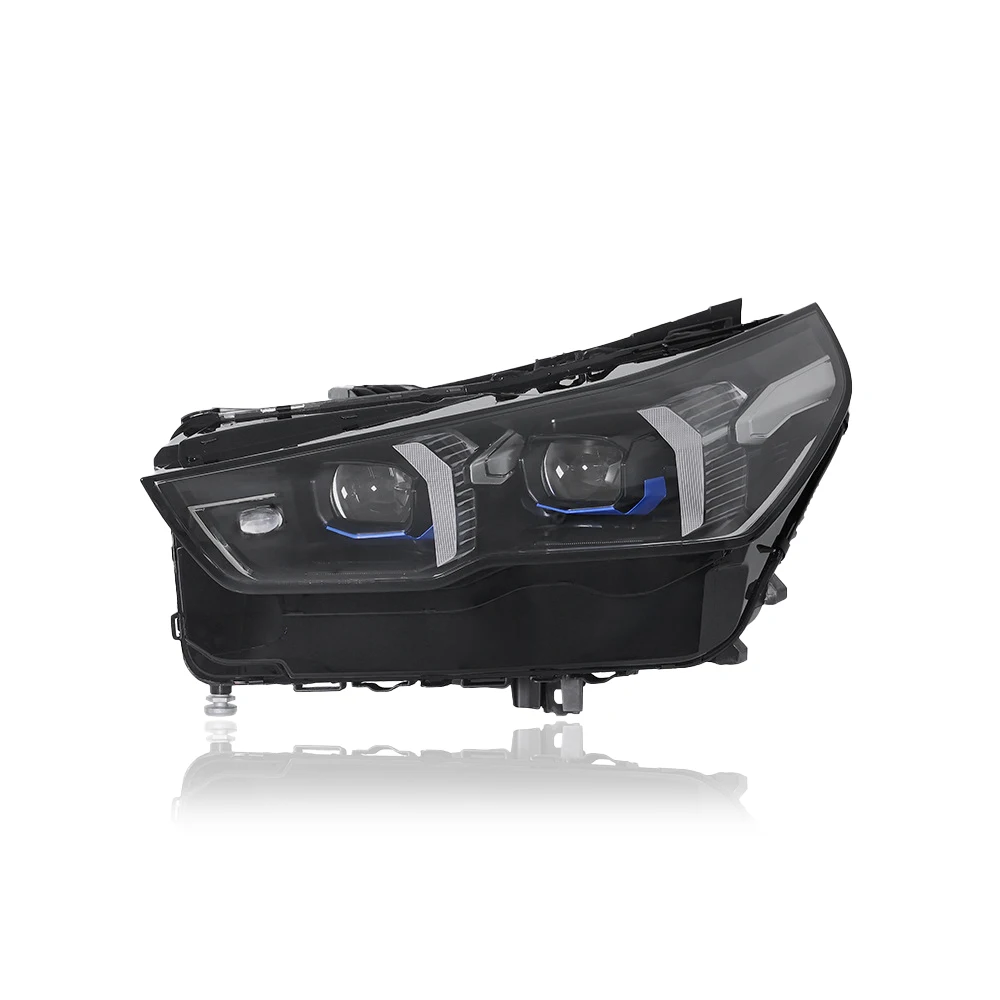 LED Headlight Assembly for BMW 5 Series G60 2024-2026 Projector Lens Start Animation Dual-color DRL Plug and Play