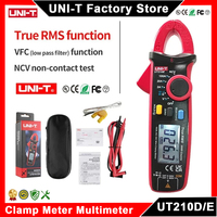 UNI-T UT210D UT210E Clamp Meter Professional AC DC Current Pliers Ammeter True RMS Digital Multimeter Electrical Multi Tester