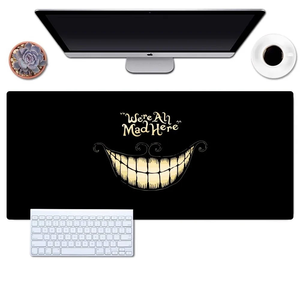 Disney Cheshire Cat Mousepad Gaming Office Desk Pads Large For Computer Non-slip Lockedge Mouse Pad