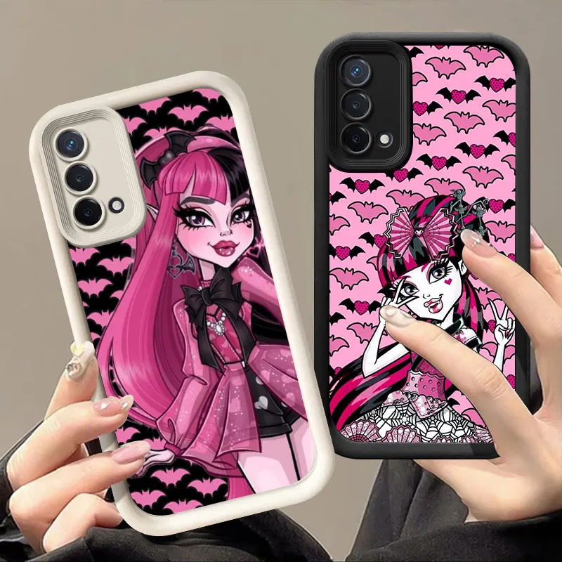 Anime M-Monsters-H-High Phone Case For OPPO A3 Reno 10 11 12 Pro 11F 12F A58 A78 4G A98 A3X 5G A15 A16 A17 A38 A53 A57 A60 A92