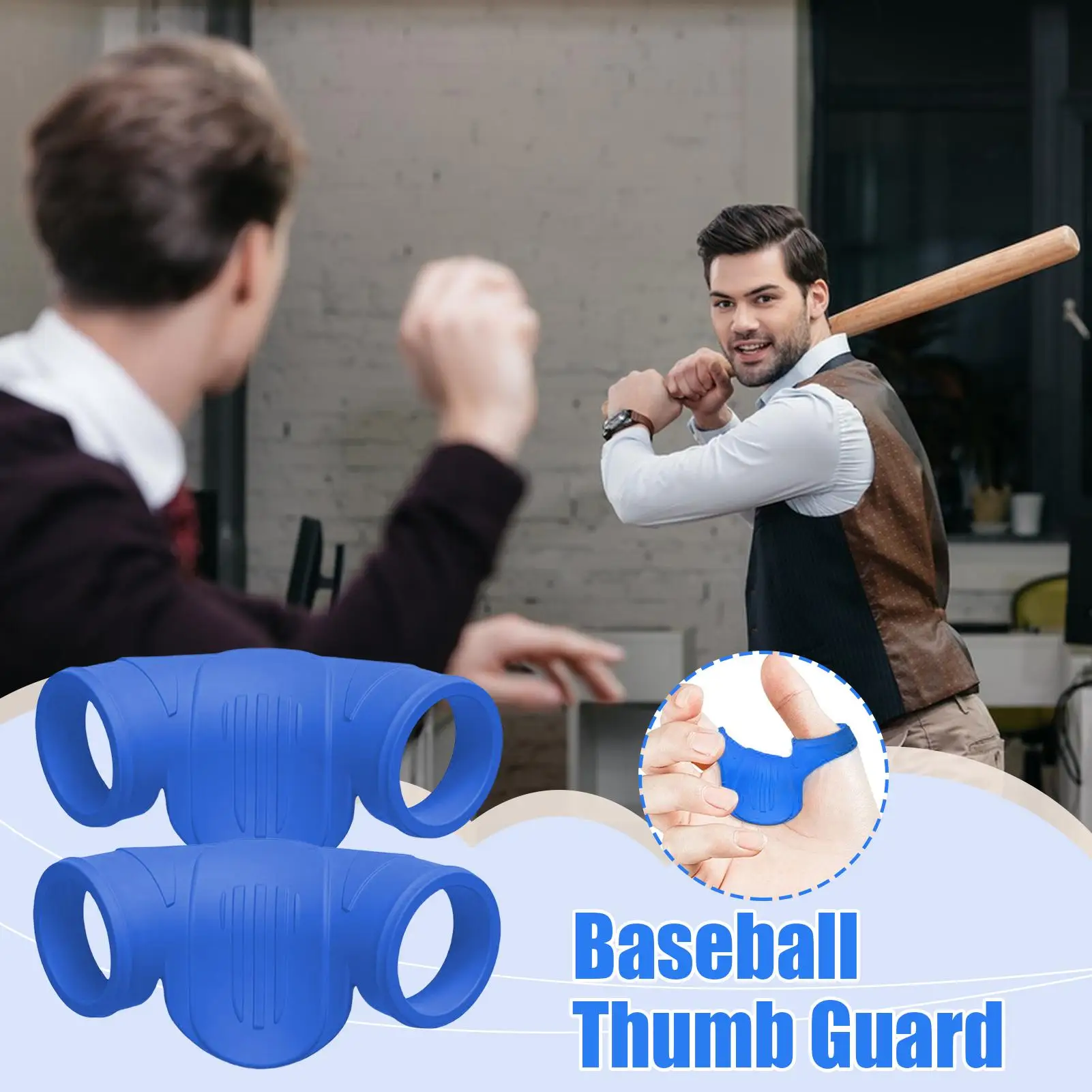 

Thumb Guard Baseball Thumb Guard For Sports Sweatproof Ergonomic Finger Stabilizer Anti-Slip Knuckle Protection For Men Youth