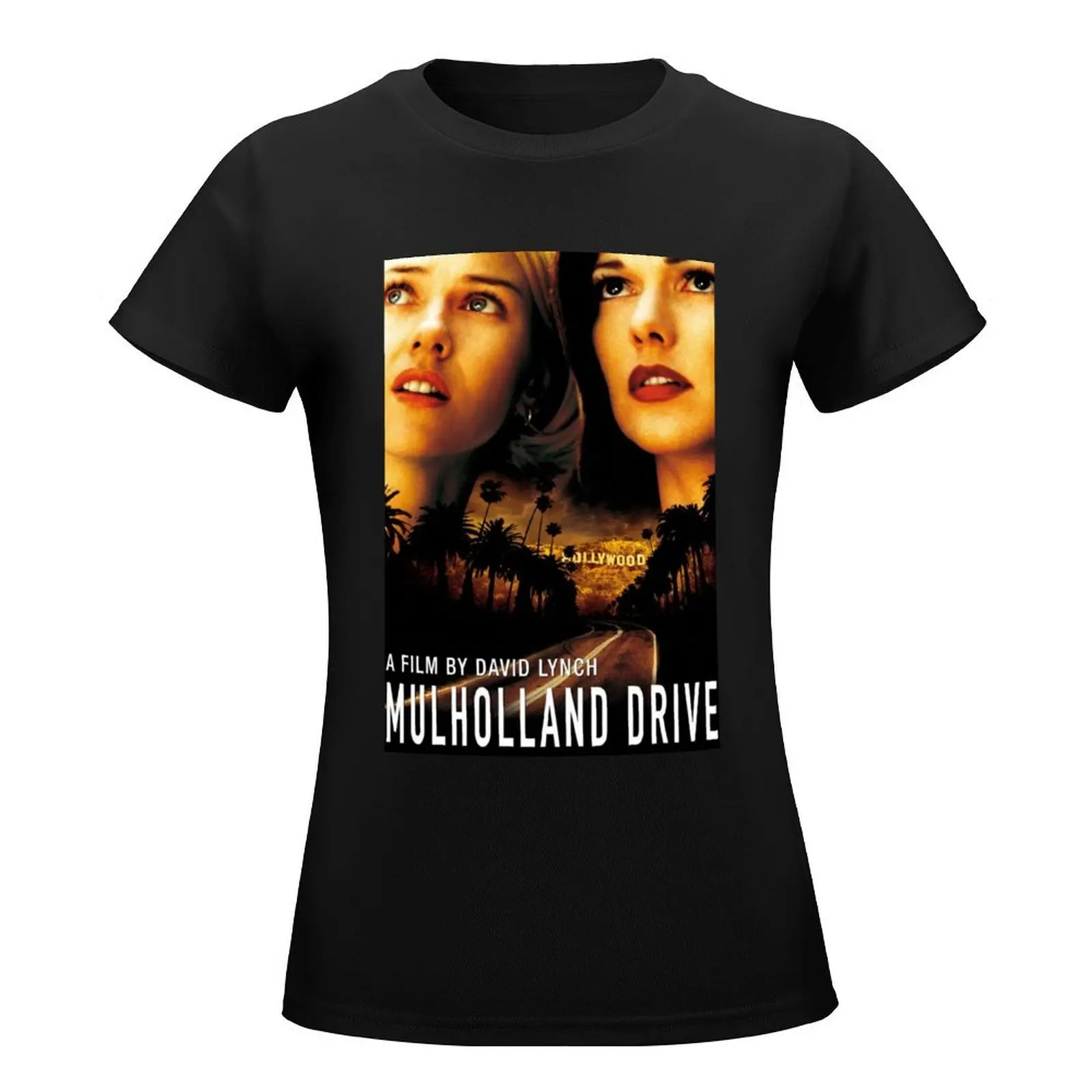 Mulholland Drive T-Shirt summer clothes tees cute clothes summer top Summer Women's clothing