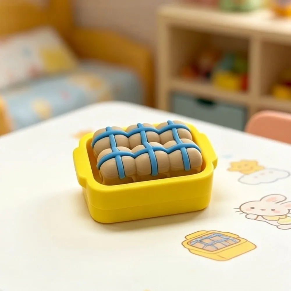 Funny Food Shape Toast Keyboard Clicker Squeeze 3D Printed Finger Clicker Ornaments Finger Press Fruits