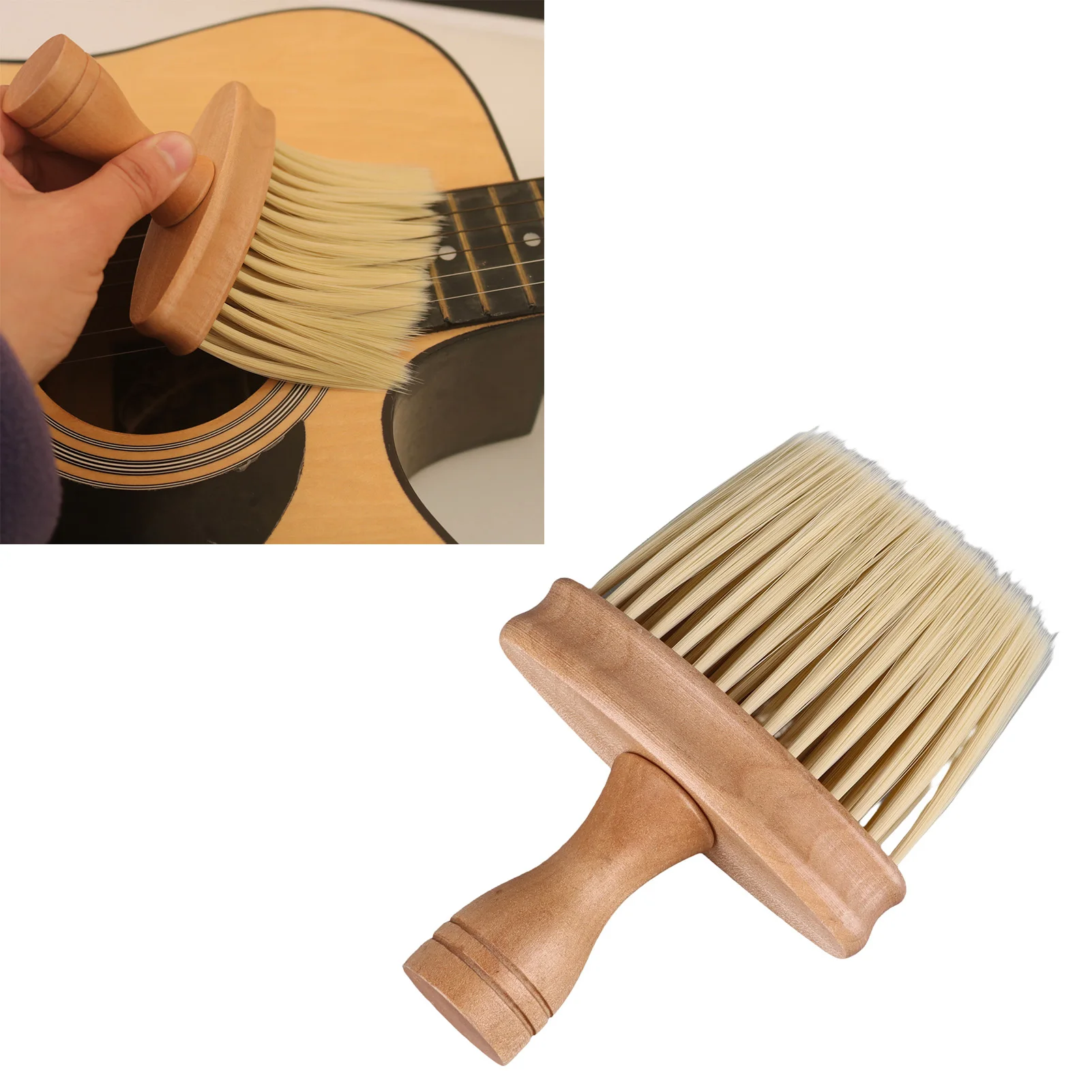 Instrumento escova de pó ferramenta de limpeza de remoção de poeira guitarra piano tambor ukulele cuidados instrumento escova de remoção de poeira