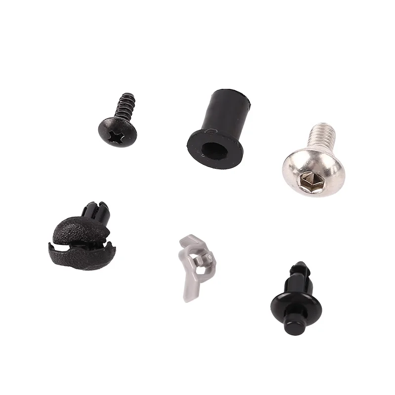 For Honda CB400F CBR400R Battery Guard Side Cover Fixing Screw Tail Skirt Rear Edge Strip Rivet Nut 4PCS