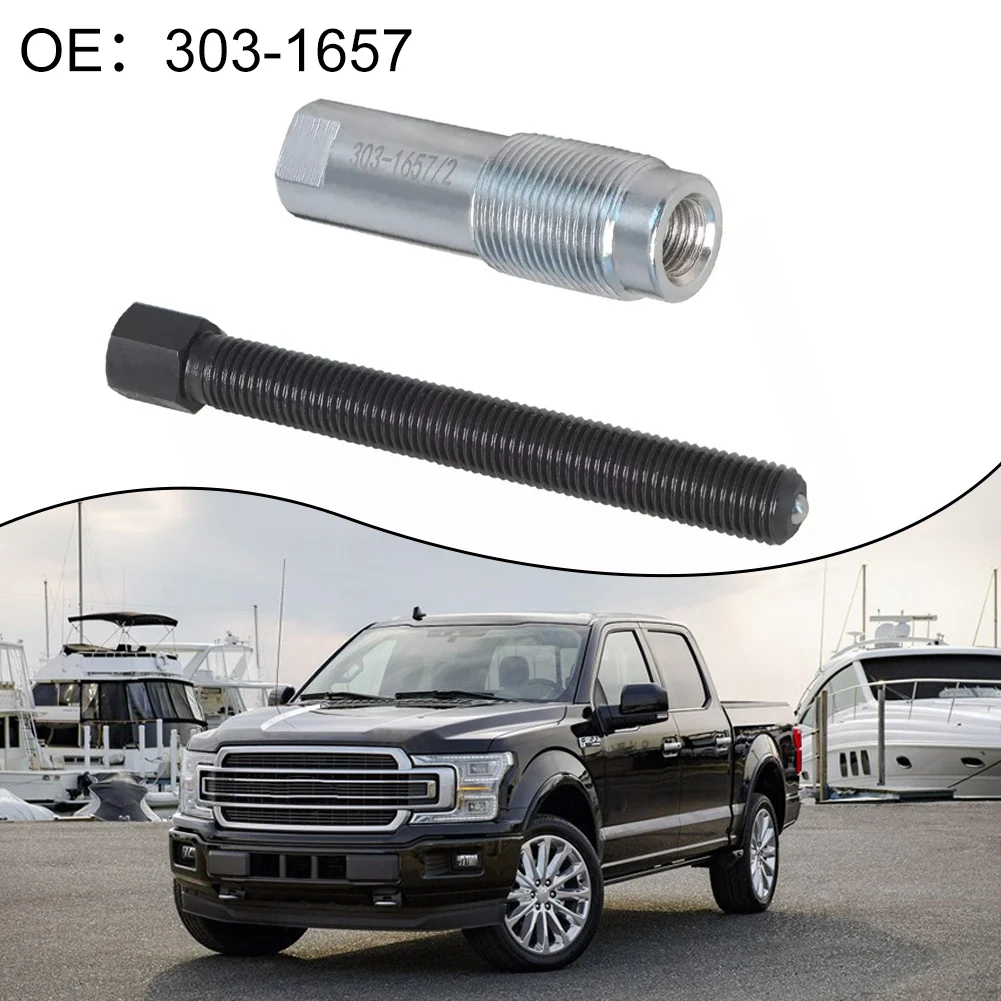 Auto Repair Crankshaft Pulley Tool 303-1657 Tool Accessory Silver Black Design Easy Installation Auto Repair Crankshaft