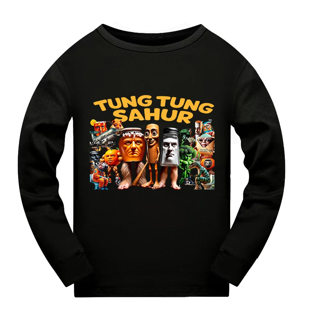 Tung Tung Tung Sahur Sets for Children Cotton Pajamas Kids Teen Girl Clothes Boy Children's Pajamas Pijama Children's Top and