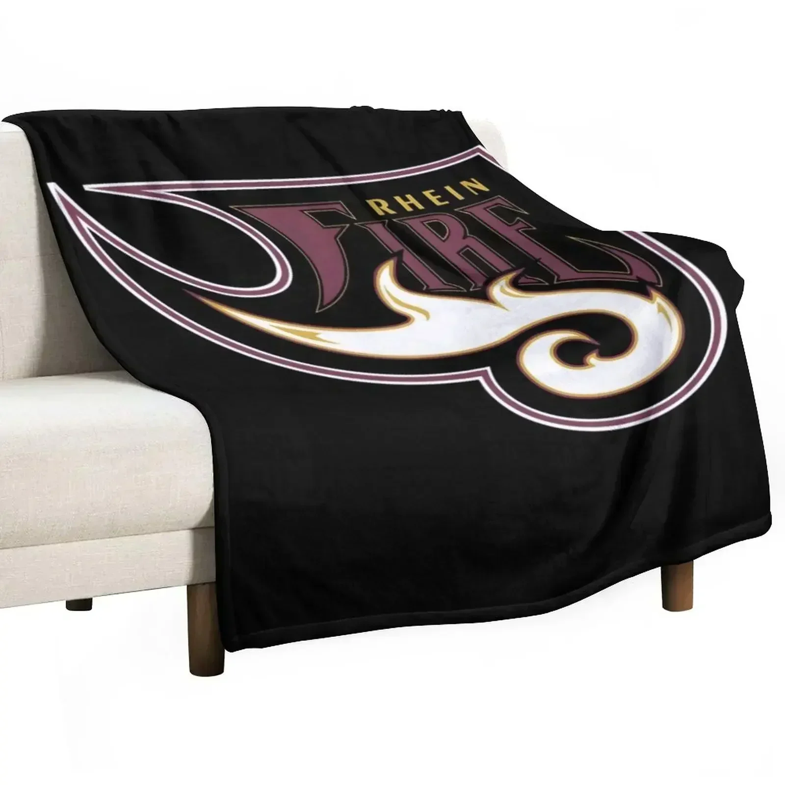 Rhein Fire Vintage Logo Classic Throw Blanket Shaggy Comforter Luxury Throw Camping Sofas Sofa Throw Blankets