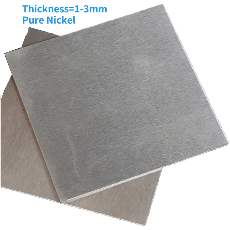 

1pc High Purity Nickel Plate Thickness 1mm-3mm Width 200mm Lenth 100-200mm Can Be Customized Zero Cutting