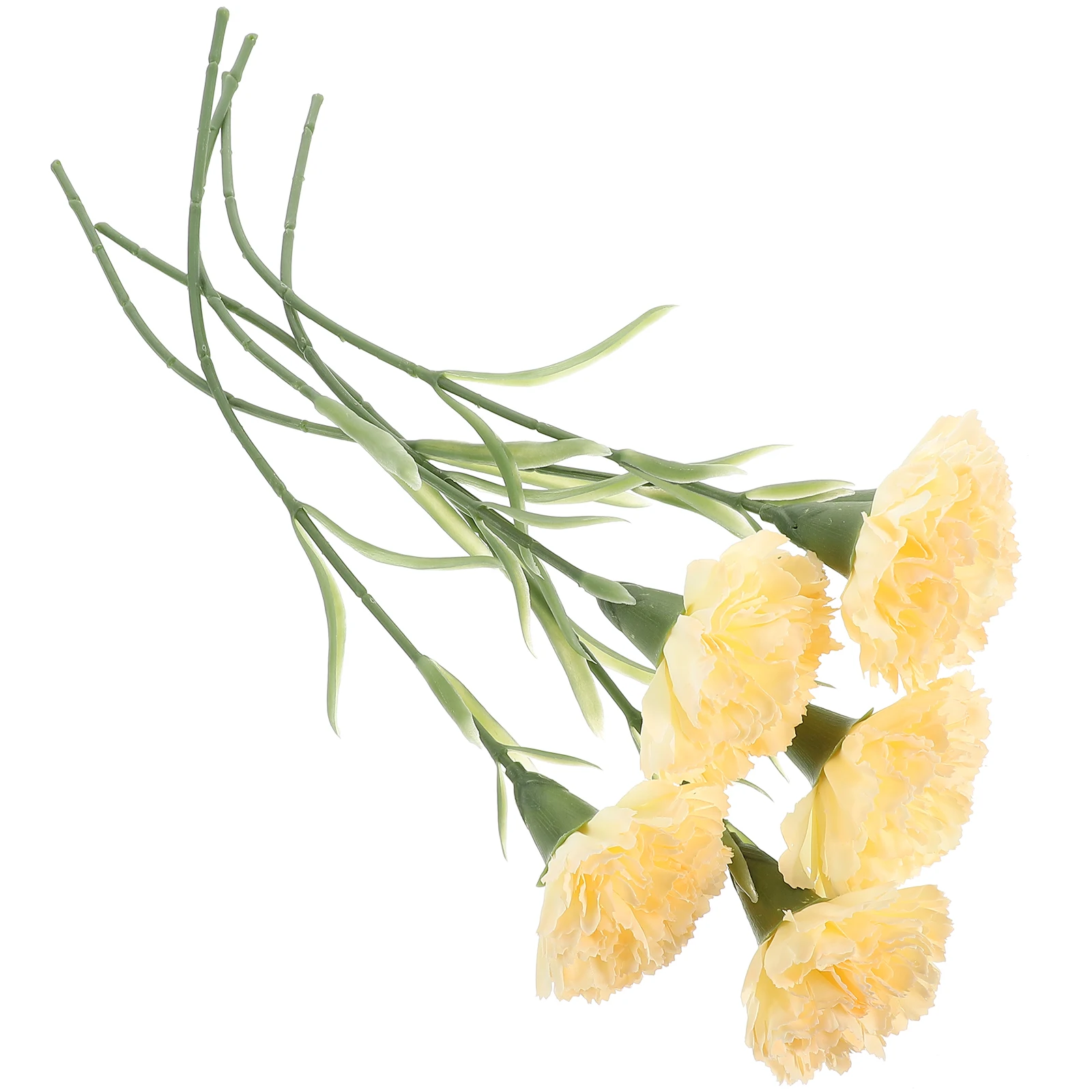 

6pcs Artificial Flowers Carnation Stems BloomingCarnation Decorative Wedding Party Home Decoration Mother's Day Gifts Indoor