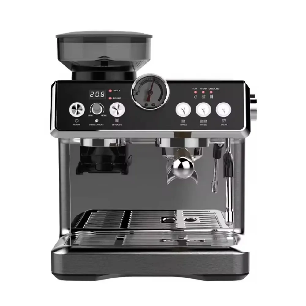 Espresso Coffee Maker with Grinder 2200W Multifunctional Automatic Germany Coffee Machine Automatic Coffee Machine