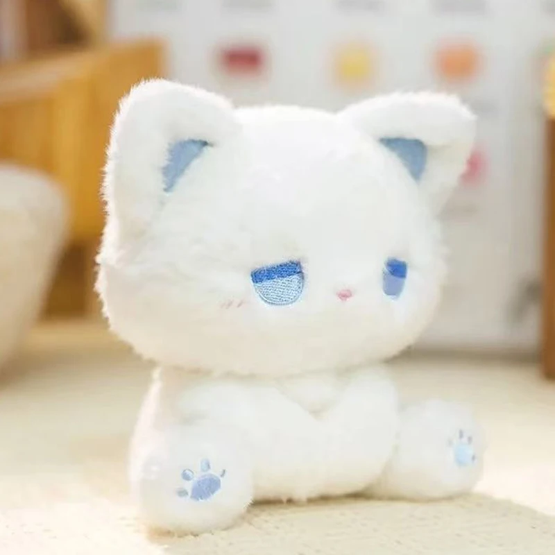 Soft Animal Plush Doll 15cm Cute Emo Bear Toy Dumb Plush Toy Cat Doll Cloth Doll Toys For Kids Gift Birthday Christmas Gift