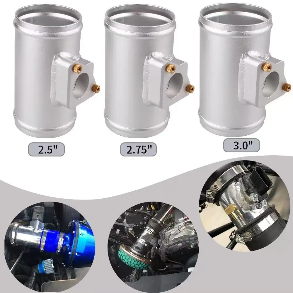 

MAF Sensor Flange Adapter Air Flow Meter Base for Honda Toyota Subaru Mazda Universal Intake Metering Bracket CNC Aluminum JDM