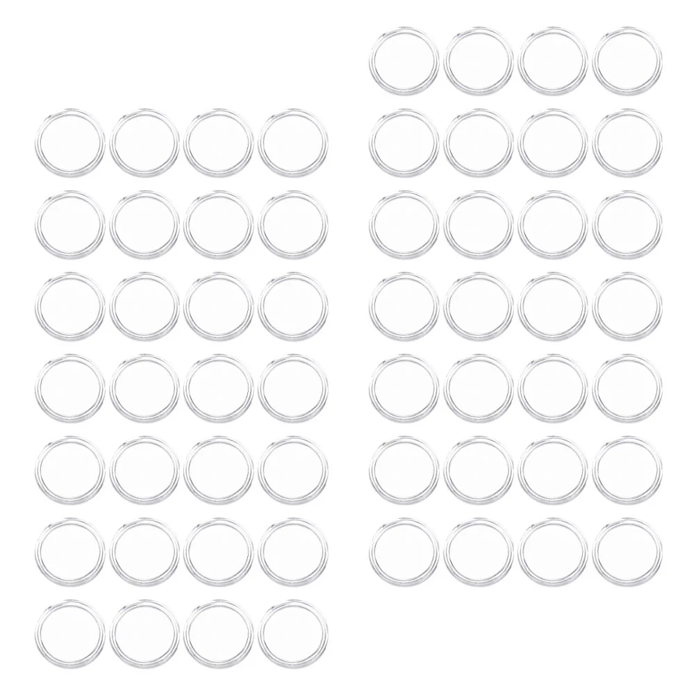 200 Pieces Transparent Coin Box Organizer Capsules Holder Round Storage Case Acrylic Holders for Collectors