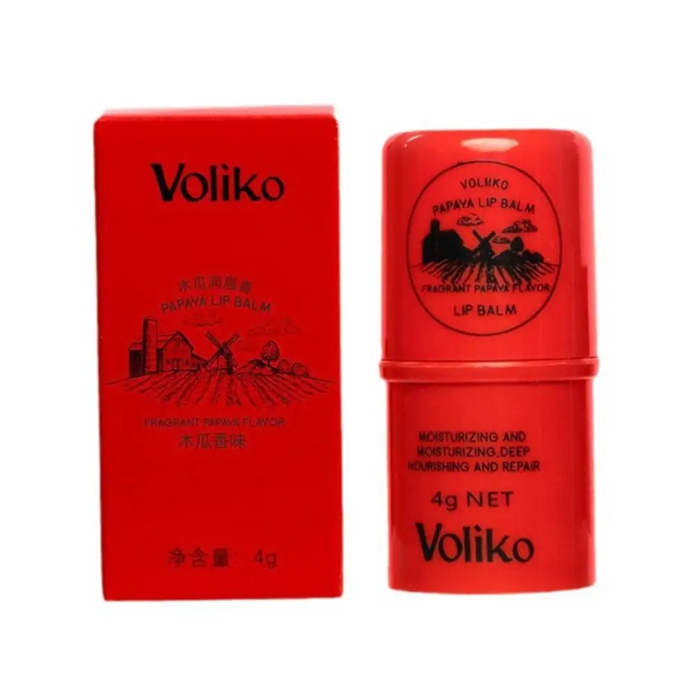 مرهم البابايا، علاج الشفاه المرطب لترطيب وإصلاح الشفاه الجافة المشققة، وتلاشي خطوط الشفاه، والعناية بالشفاه الطبيعية #6