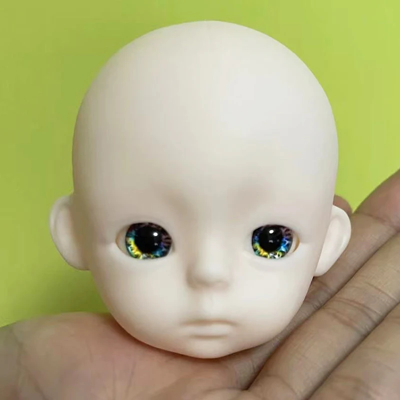 Handmade Makeup 1/6 Bjd Doll Head DIY 30cm Dolls Head Accessories Kids Toy Girls Toy Gift