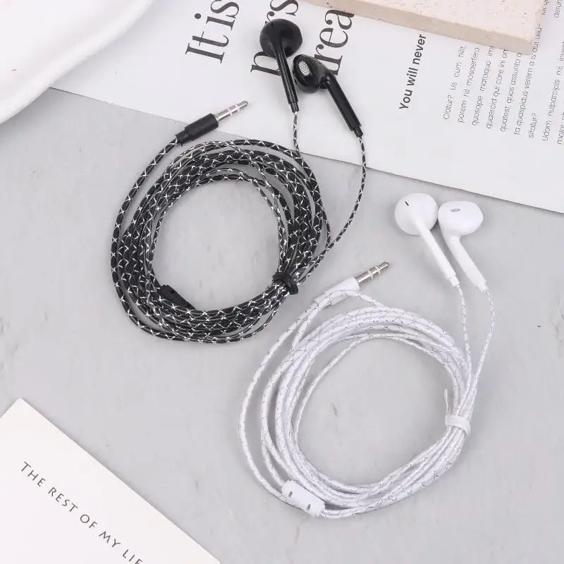 2m Kabellänge Kabelgebundene Ohrhörer In-Ear-Monitor Musik- und Gaming-Ohrhörer Kopfhörer 3,5mm Heavy-Bass-Headset – Detail 5