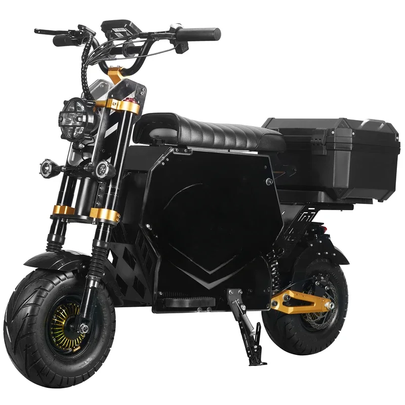 Off-road double drive high-power adult men's and women's outdoor transportation electric scooter short electric donkey