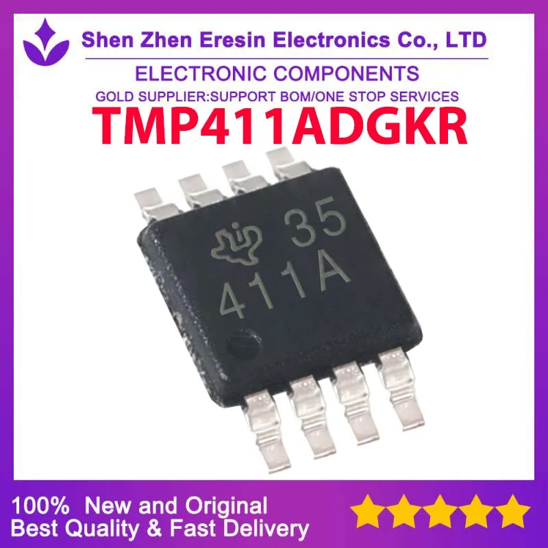 Free shipping    5PCS/LOT   TMP411ADGKR  VSSOP8  New and original