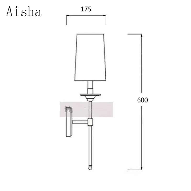 Americano minimalista lâmpada de parede quarto luz cabeceira moderna sala estar fundo arandelas para decoração casa luminária