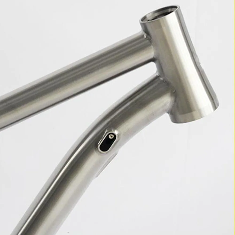 Titanium Alloy Bike Frame for MTB, Off-road Mountain Bicycle Accessories, Bike Customized Available