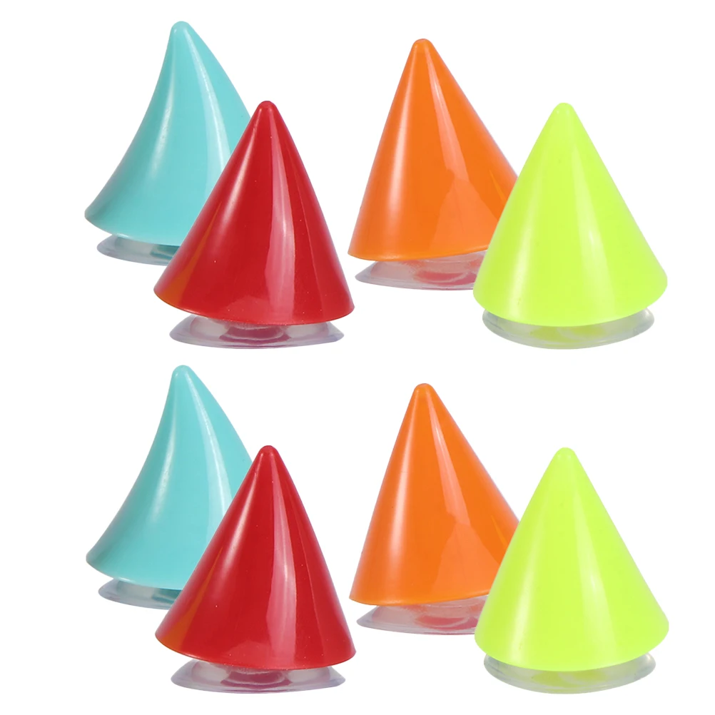 

8 pcs Motorcycle Decoration Horns Durable Plastic Easy Installation Various Colors Fit All Helmets Bike Ski Snowboard